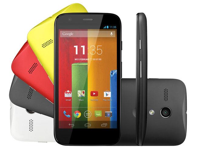 Motorola Moto G 2013 en distintos colores