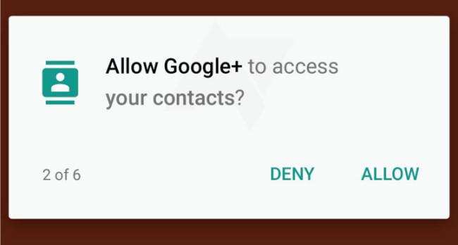 Control de permisos en Android M
