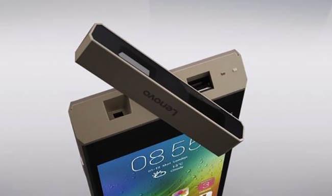 Lenovo presenta teléfono con proyector integrado
