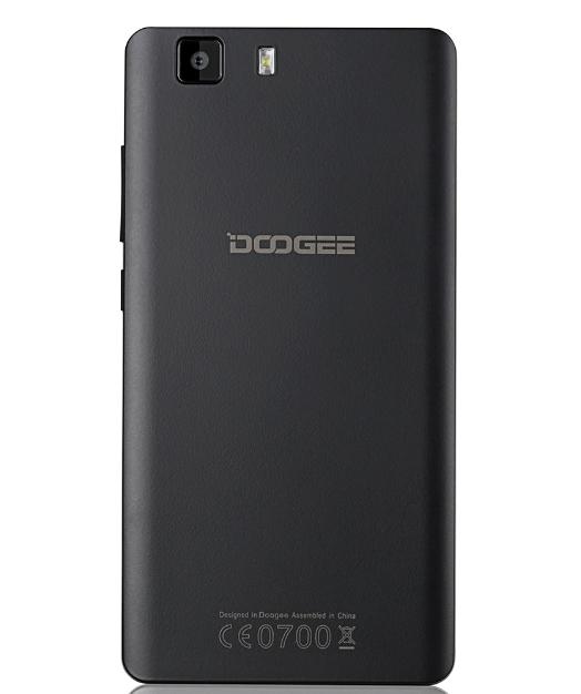 Doogee X5 trasera en negro