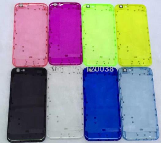 Set de carcasas translúcidas de colores para el iPhone 6