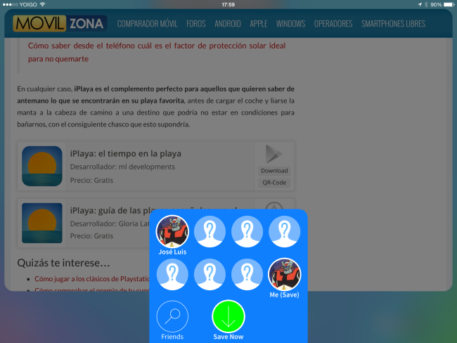 Lynx para iOS.
