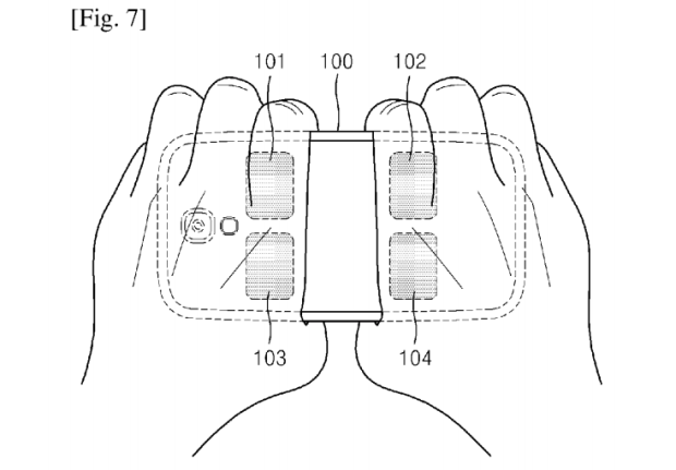 samsung patente sensor masa corporal