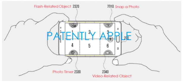 samsung patente botones invisibles