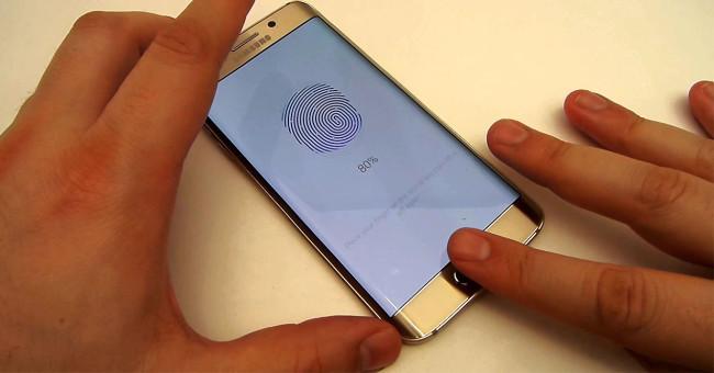 Sensor de huellas del Samsung Galaxy S6