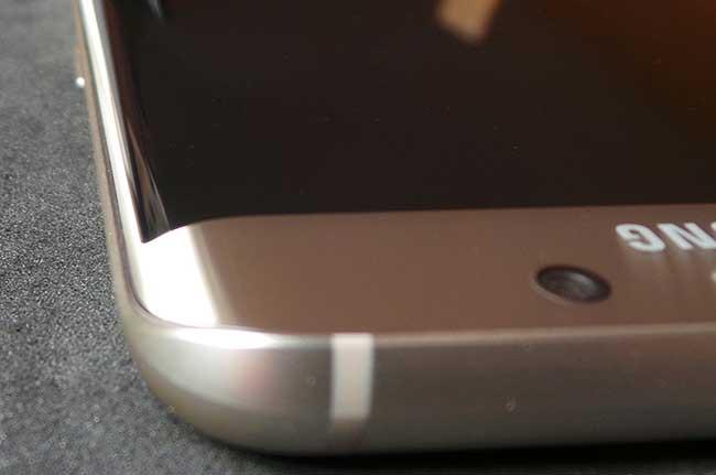 Curvatura de la pantalla del Samsung Galaxy S6 Edge Plus