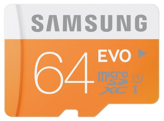Tarjeta microSD Samsung Evo MB-MP64DAEU