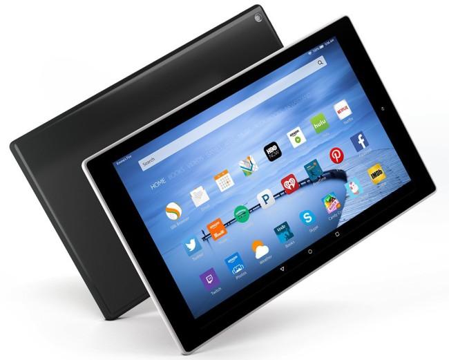 Kindle Fire HD10 trasera frontal
