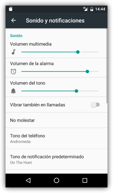 Sonidos y Notificaciones de Android 6.0 Marshmallow