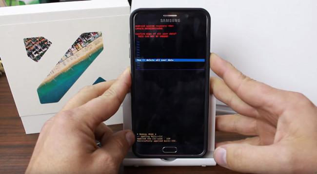 Recovery de un Samsung Galaxy Note 5