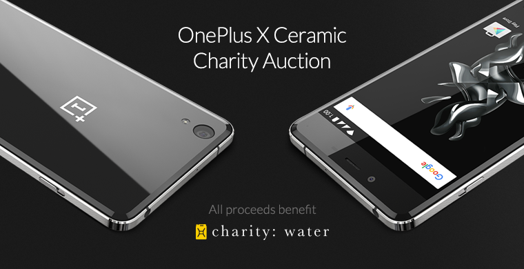 Cartel subasta OnePlus X ceramic en ebay