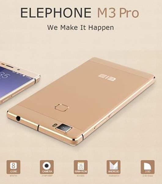 Caracteristicas del Elephone M3 Pro