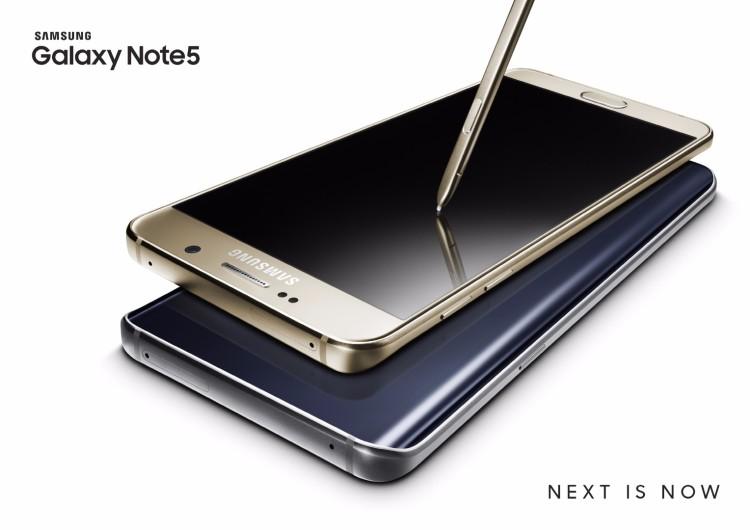 Samsung Galaxy Note 5 dorado