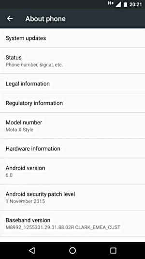 Motorola Moto X Style con Android 6.0