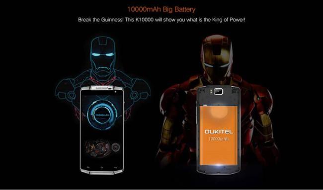 Bateria del Oukitel K10000