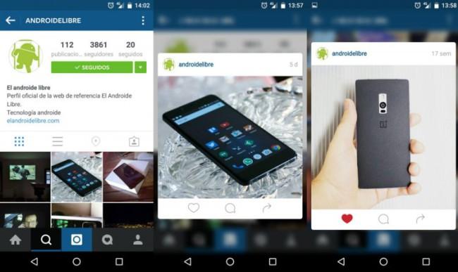instagram 3D Touch Android