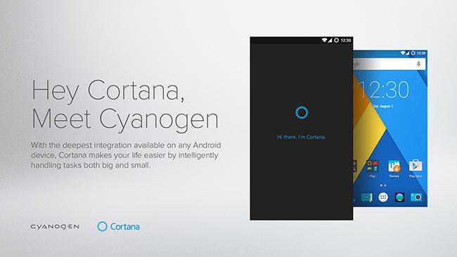 Cortana CyanogenOS