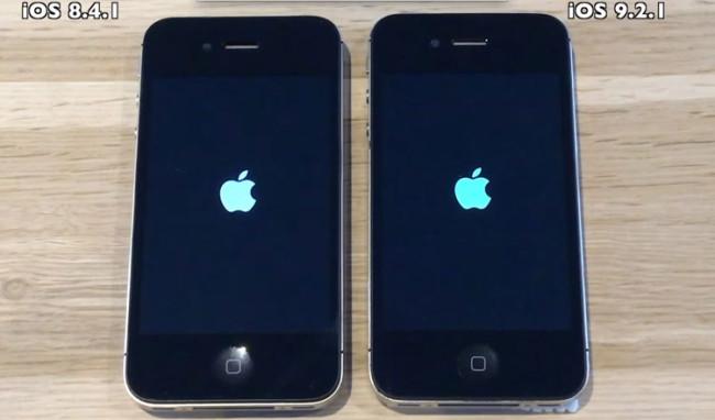Prueba de rendimiento de un iPhone 4s con iOS 9.2.1
