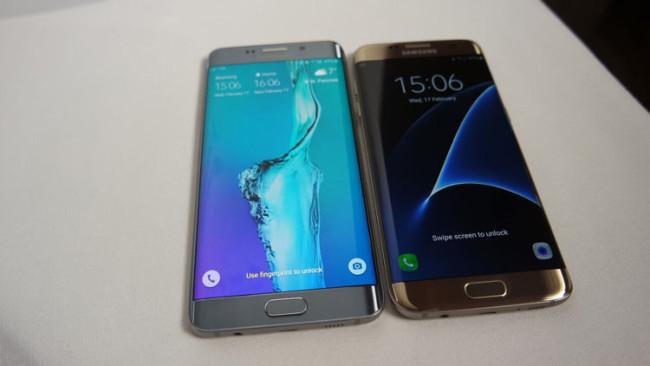 Samsung Galaxy S7 Edge con Samsung Galaxy S6 Edge