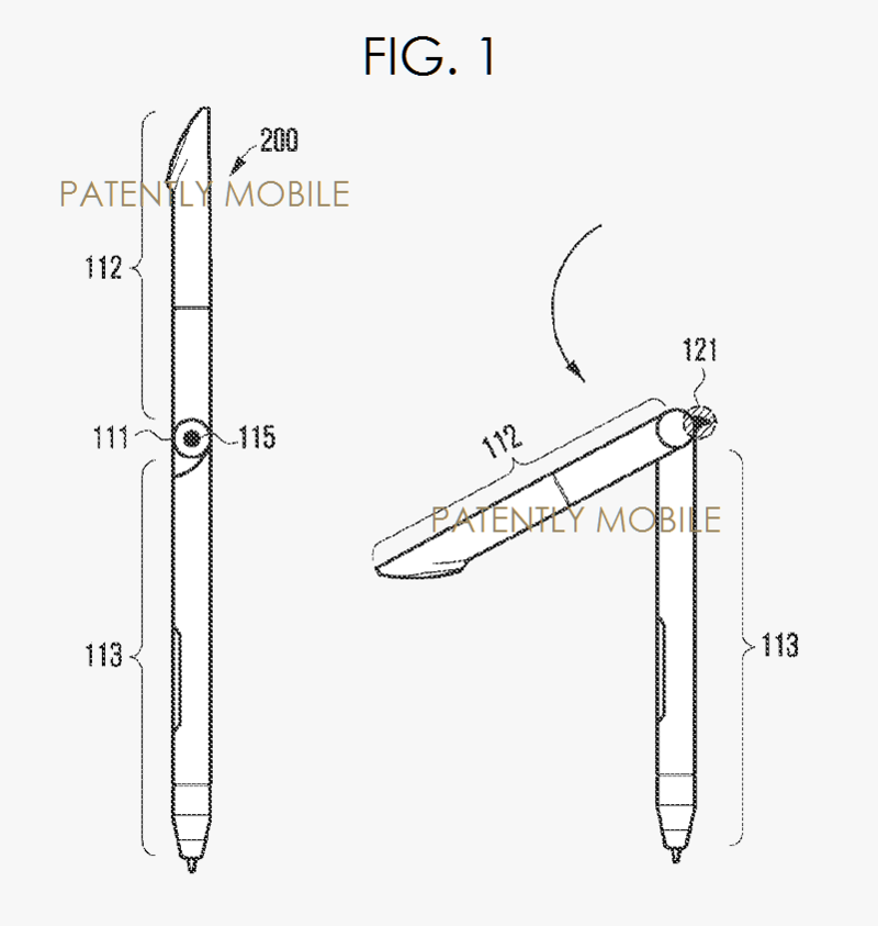 Patente S Pen articulado