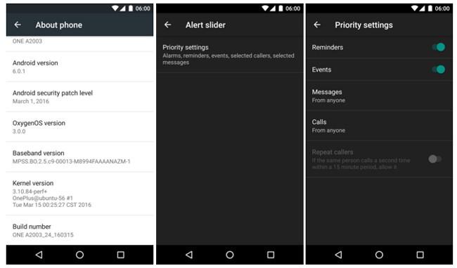 Actualización de OxygenOS con Android 6.0.1 Marshmallow