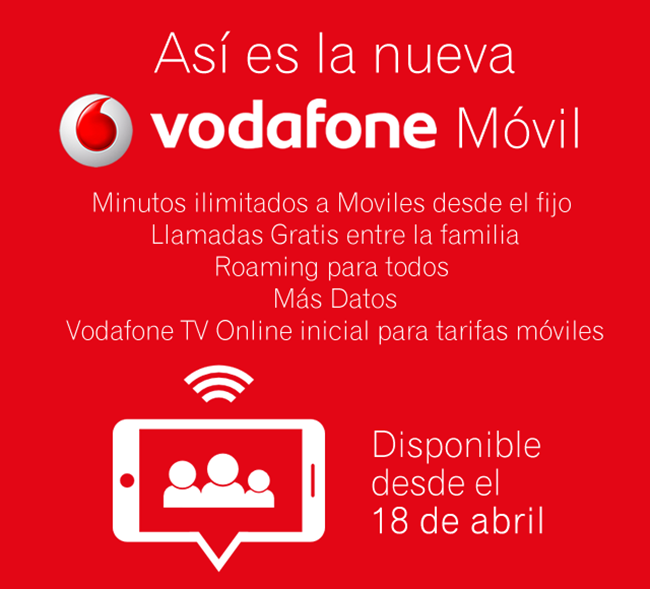 nuevas tarifas Vodafone