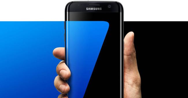 Samsung Galaxy S7 en la mano