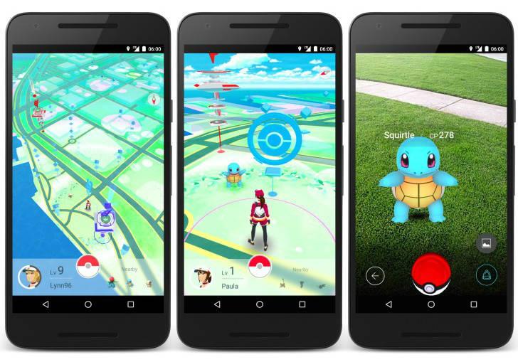 Interfaz y uso del GPS en Pokemon GO
