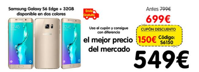 Promoción del Samsung Galaxy S6 Edge Plus en Oportunidades Día