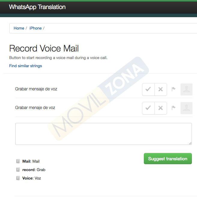 traducción contestador automático whatsapp