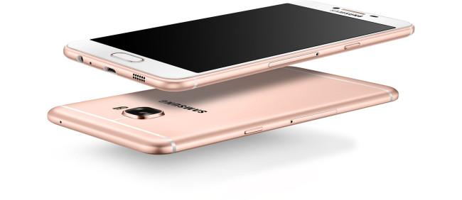 Samsung Galaxy C5 en color rosado