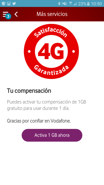 Vodafone 4G Red Garantizada