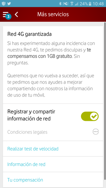 Vodafone 4G Red Garantizada