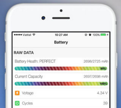 batería de iPhone contabilización de ciclos