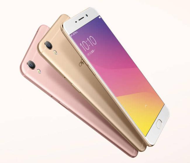 oppo r9 plus frontal y trasera