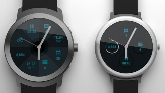 Aspecto de los nuevos smartwatches de Google