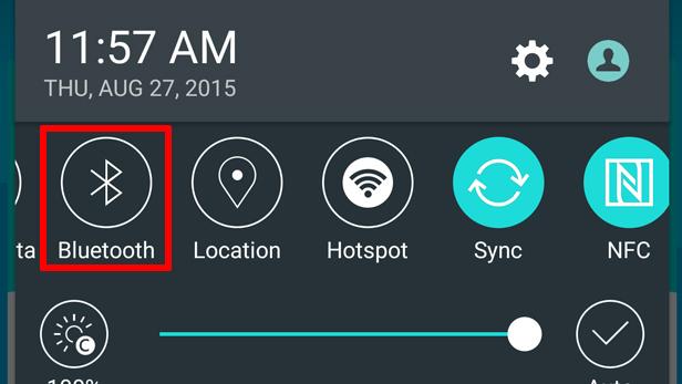 Iconos panel de notificaciones Android