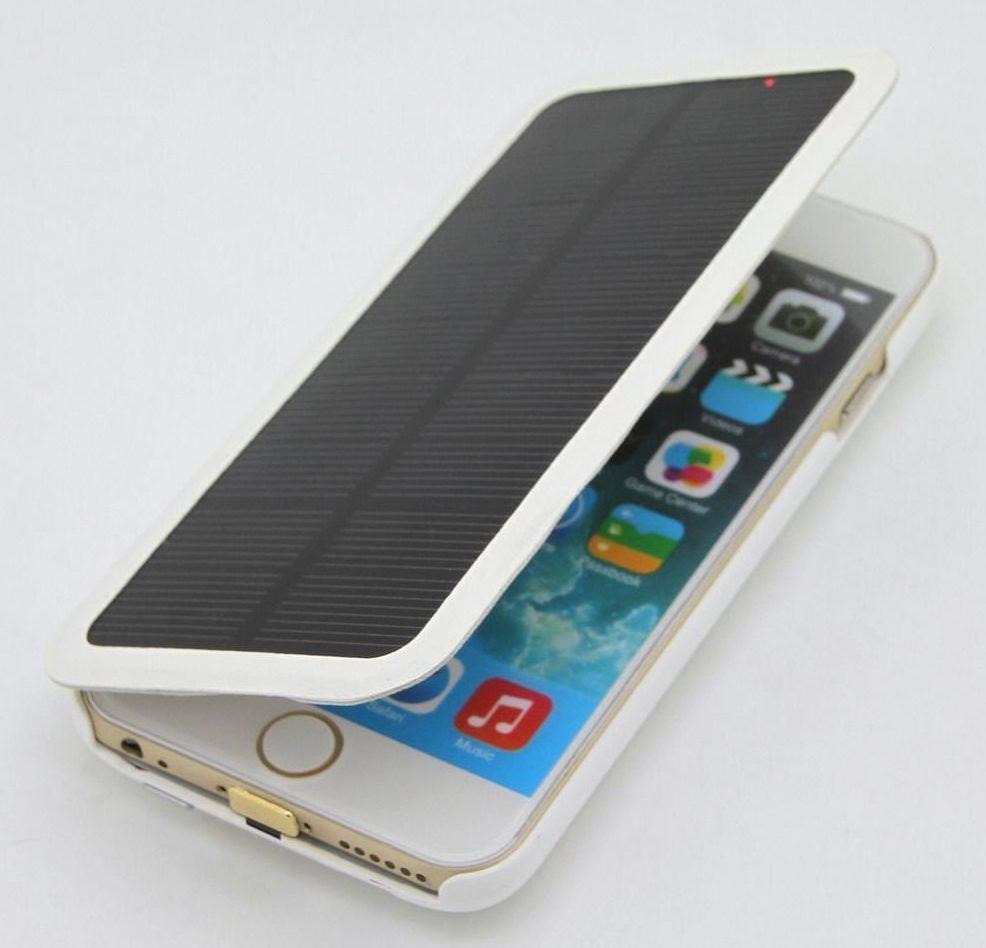 funda con cargador solar para iPhone