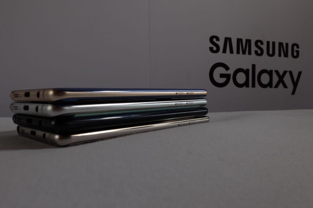 Samsung Galaxy Note 7 todos los colores de perfil