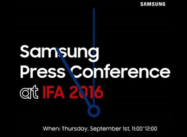 Invitación de prensa de Samsung para la feria IFA