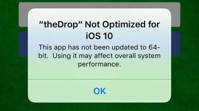 Aplicación en la App Store no optimizada para iOS 10