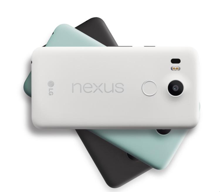 Colores disponibles para el Nexus 5X