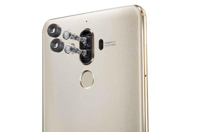 Huawei Mate 9 dorado camara dual