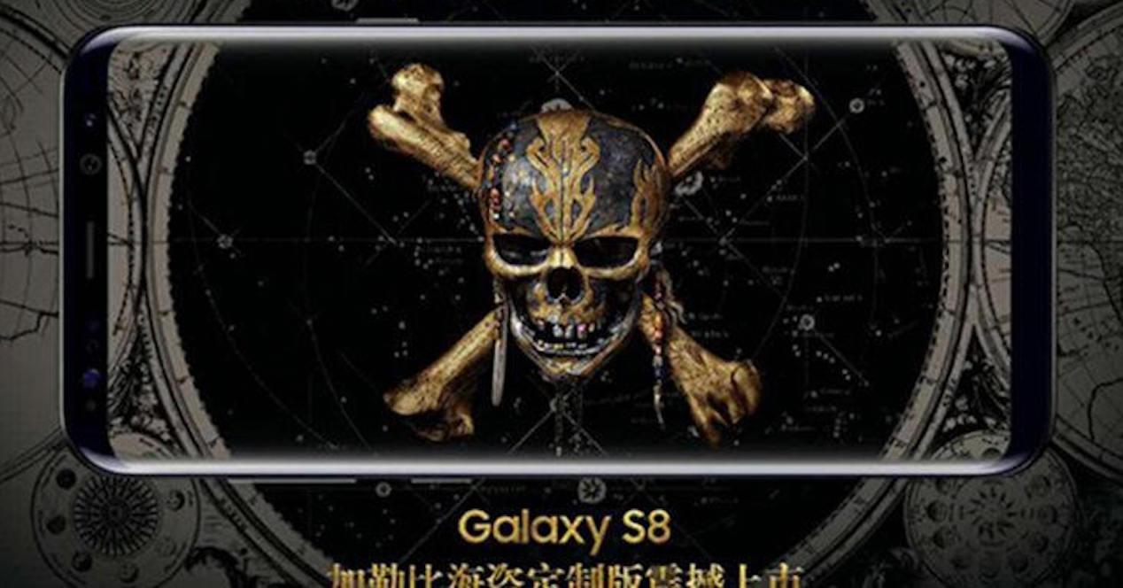 Samsung Galaxy S8 version Piratas del Caribe
