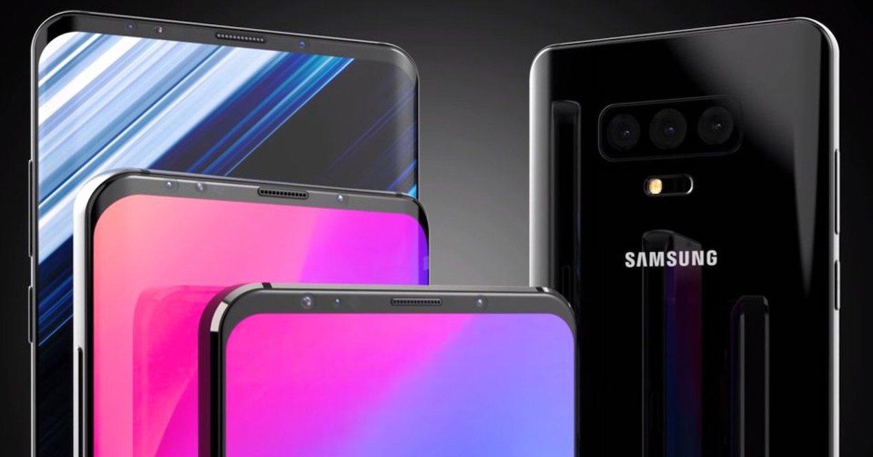Samsung trabaja en cuatro diferentes tipos de pantallas: Infinity-U, Infinity-V, Infinity-O y Infinity
