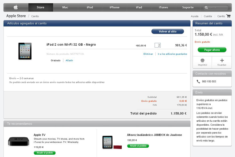 Apple compra iPad2