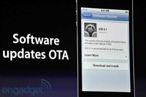 Actualizaciones iOS 5 OTA