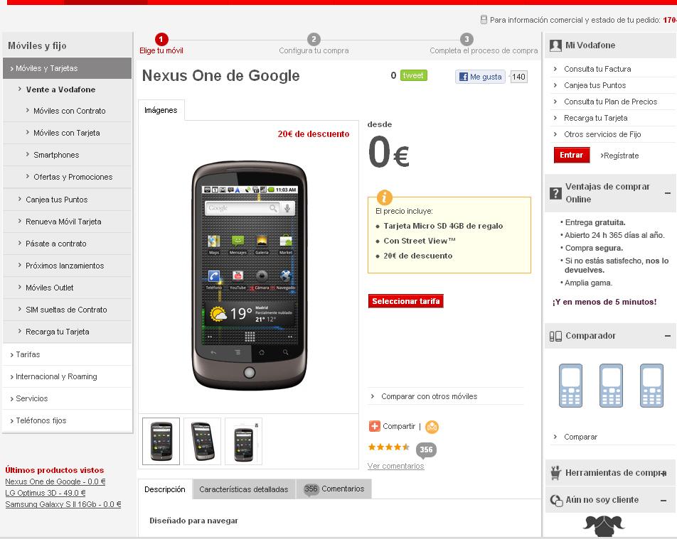 Vodafone Nexus One