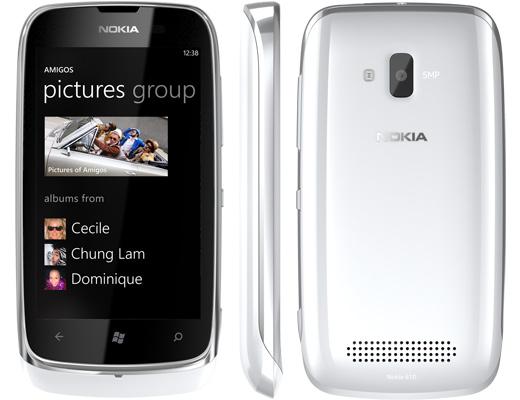 Diseño del Nokia Lumia 610