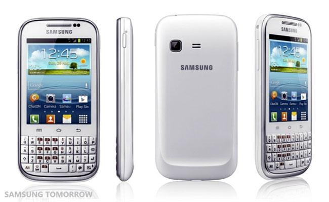 Diseño del Samsung Galaxy Chat
